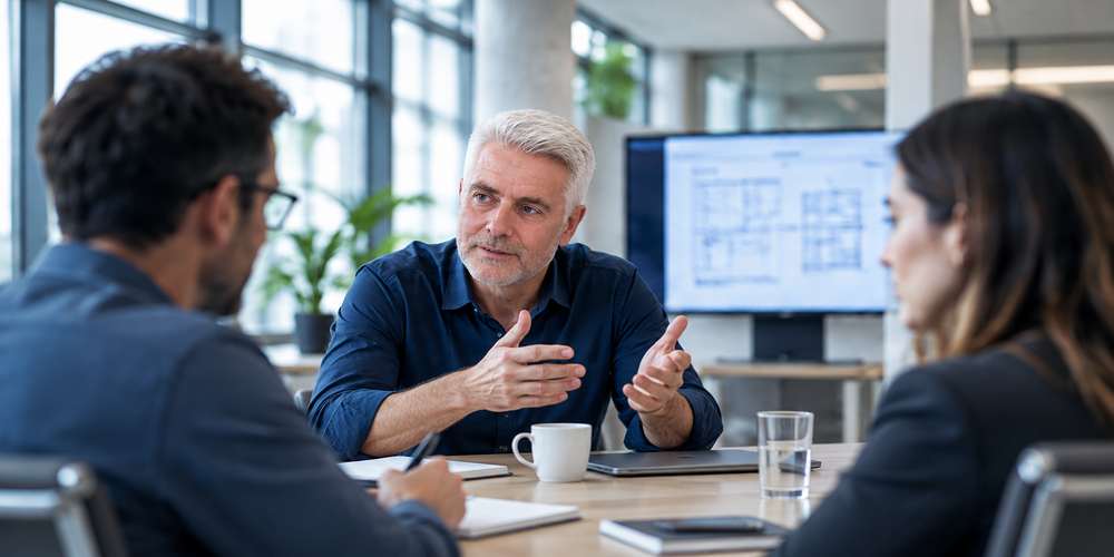 Beratungsgespräch mit dem Ingenieurbüro Weimert